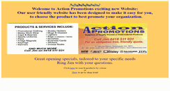 Desktop Screenshot of actionpromotions.com.au